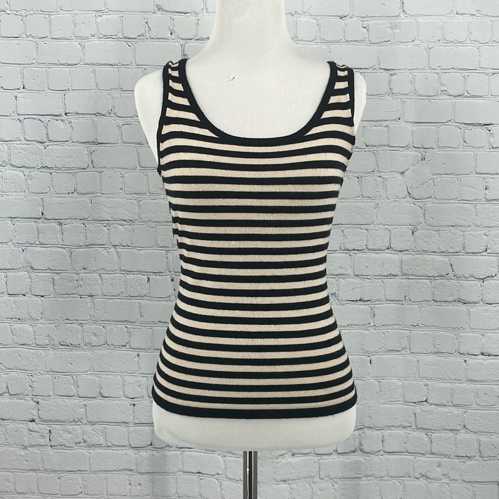 George Striped Babydoll XS Thick Nice Tank Top
